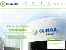 Tablet Screenshot of clinor.com.br